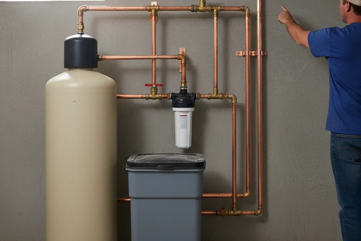 Whole-house water treatment system installed in North Star
